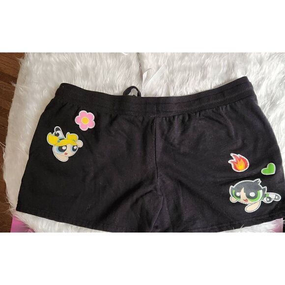 NWOT Cartoon Network the Powerpuff Girls XXL (19) black shorts - Picture 4 of 8